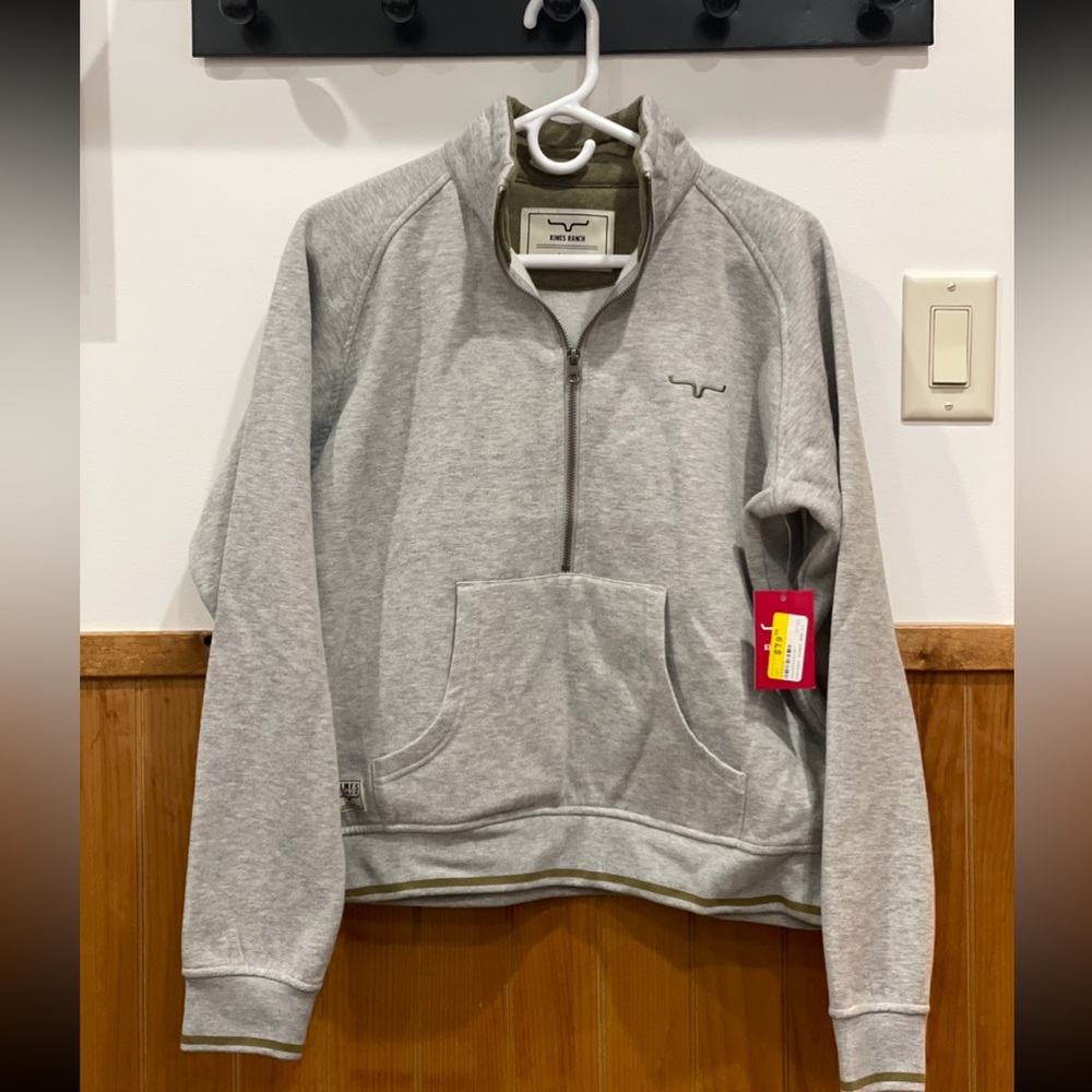 Women’s Kimes Gray Half-Zip Sweater